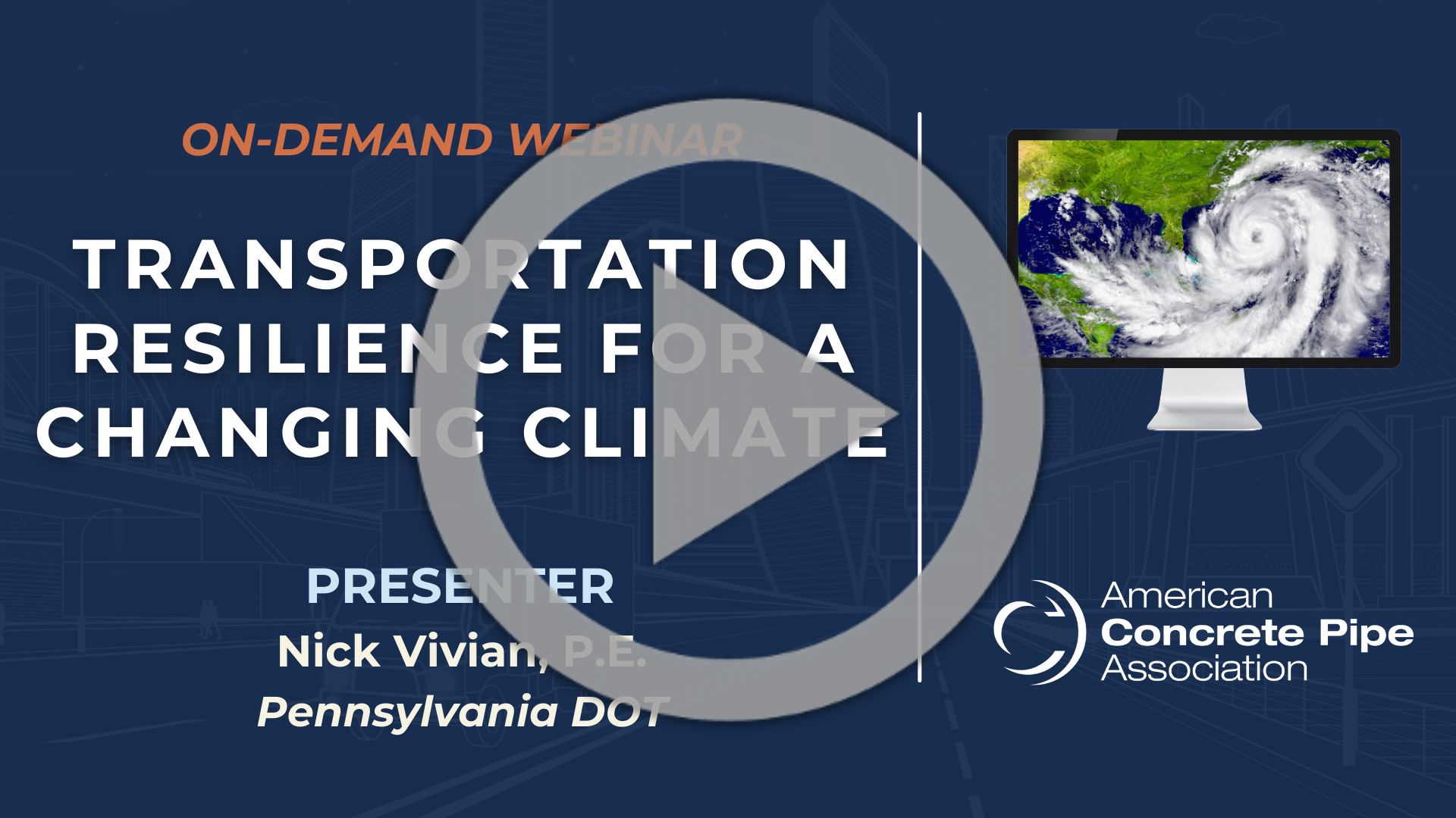 Watch the recording for the Transportation Resilience for a Changing Climate webinar