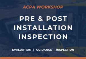 Pre & Post Installation Inspection Workshop